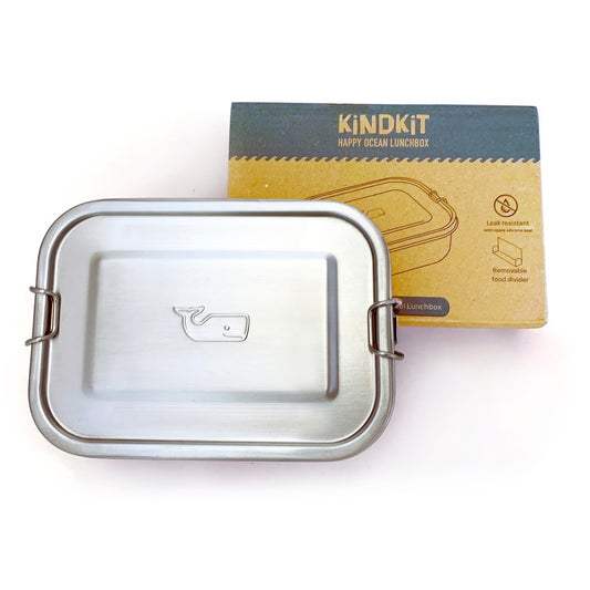 "Happy Whale" - Leak-proof stainless steel lunch box - Available for shipping 1.12.2025