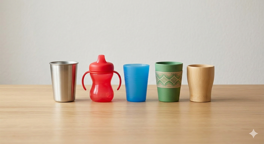 Materialien für Kinderbecher