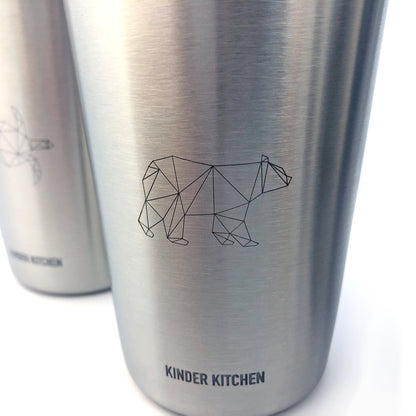 'Geometric Animals' (450ml/x4)