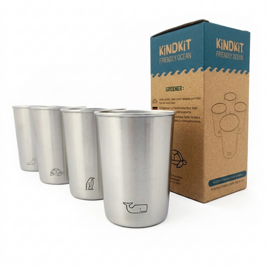 Friendly Ocean Animals' (280ml/4 Per Pack)