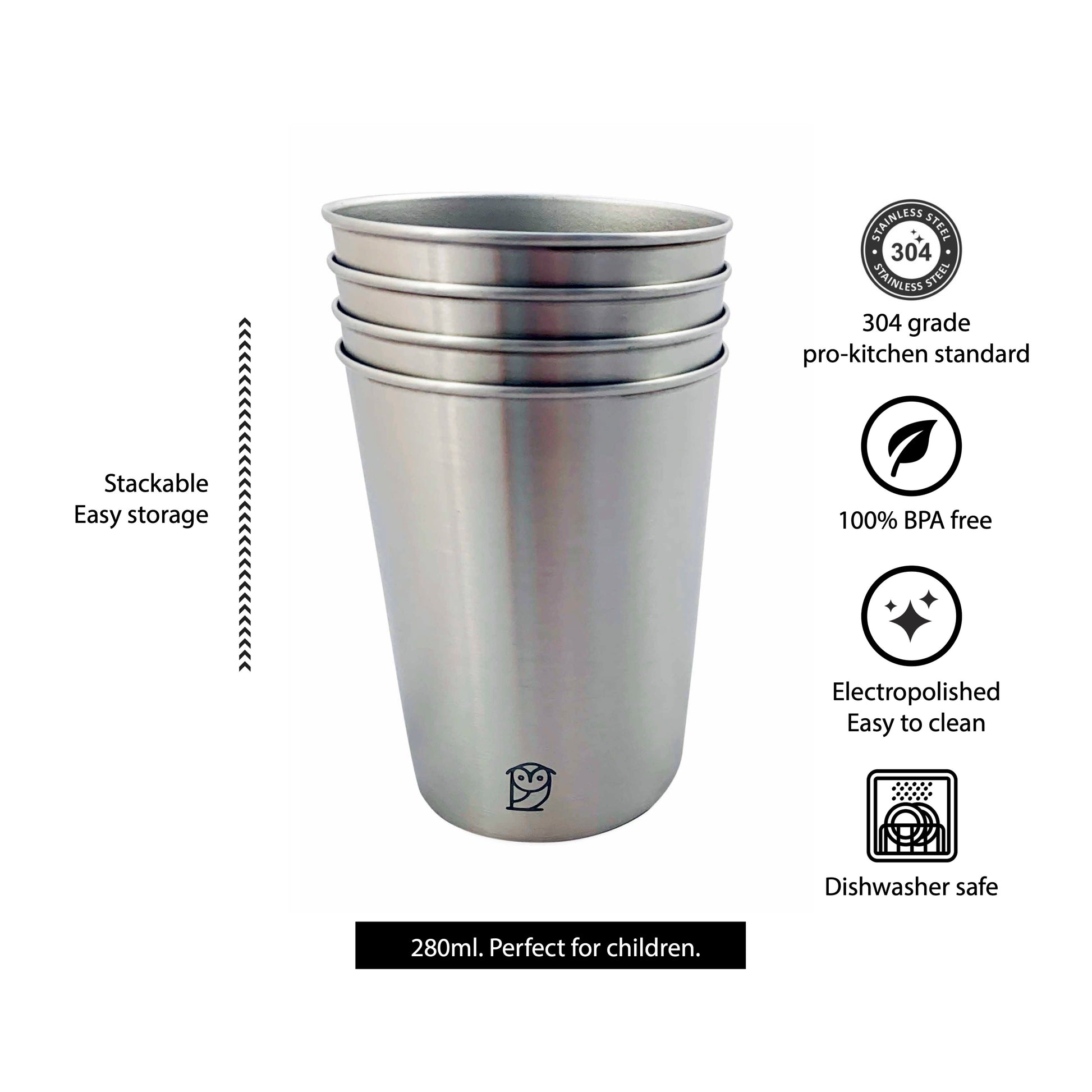 KiNDKiT Kinderbecher 280ml Produktdetails spülmaschinenfest BPA-frei
