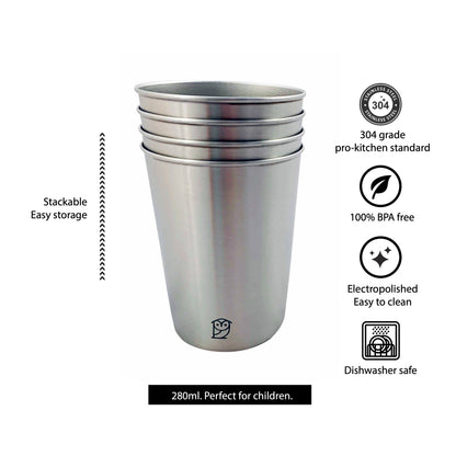 KiNDKiT Kinderbecher 280ml Produktdetails spülmaschinenfest BPA-frei