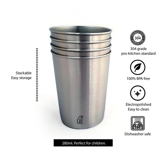 Friendly Ocean Animals' (280ml/4 Per Pack)