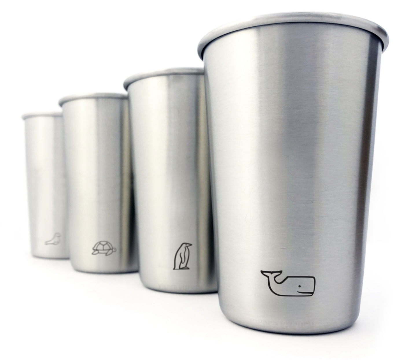 Das Ozean-Komplettset – Brotdose & Becher-Set (800ml Lunchbox + 4x 280ml Becher)