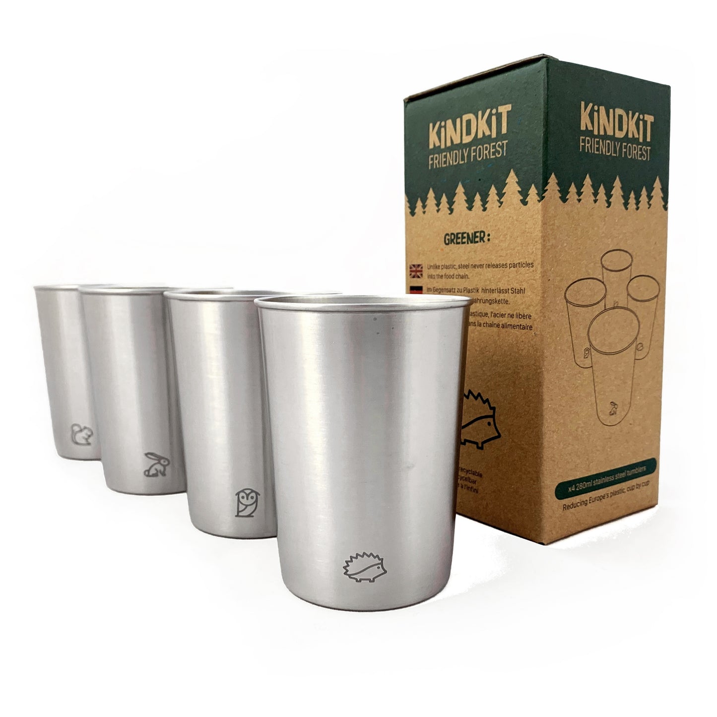 Friendly Forest Animals' (280ml/x4)