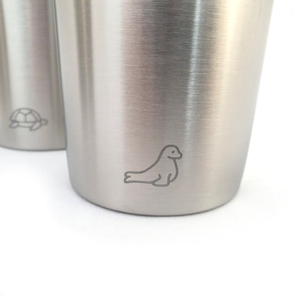 'Friendly Ocean Animals' (280ml/4 Per Pack) 